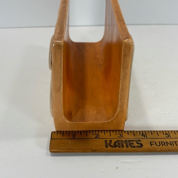 Vtg Ceramic 1970’s Letter Holder - Retro Groovy Letters Spelled Out Desktop 7.5” - Picture 3 of 5